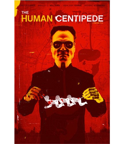Human Centipede The Silent Giants Movie Poster - Horror Film Wall Art Decor for Fans, Home Theater & Man Cave