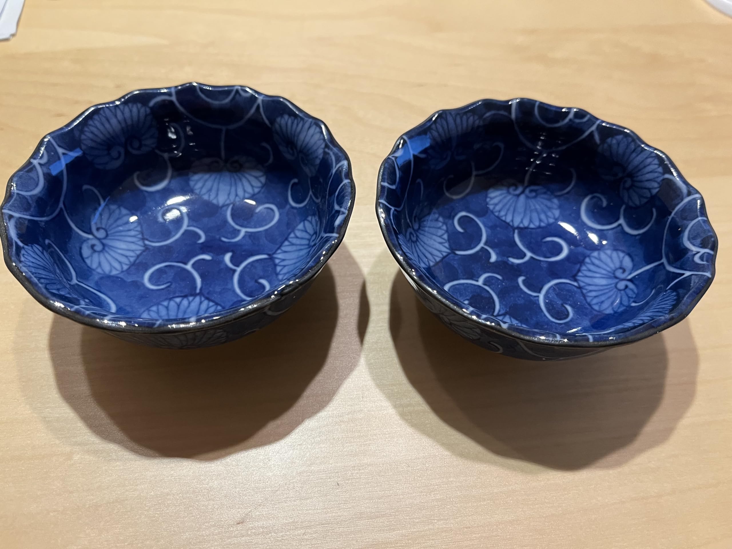 2-Piece Japanese Porcelain Soy Sauce Dishes - Small Dipping Bowls for Sushi, Dumplings & Asian Cuisine - Handcrafted in Japan