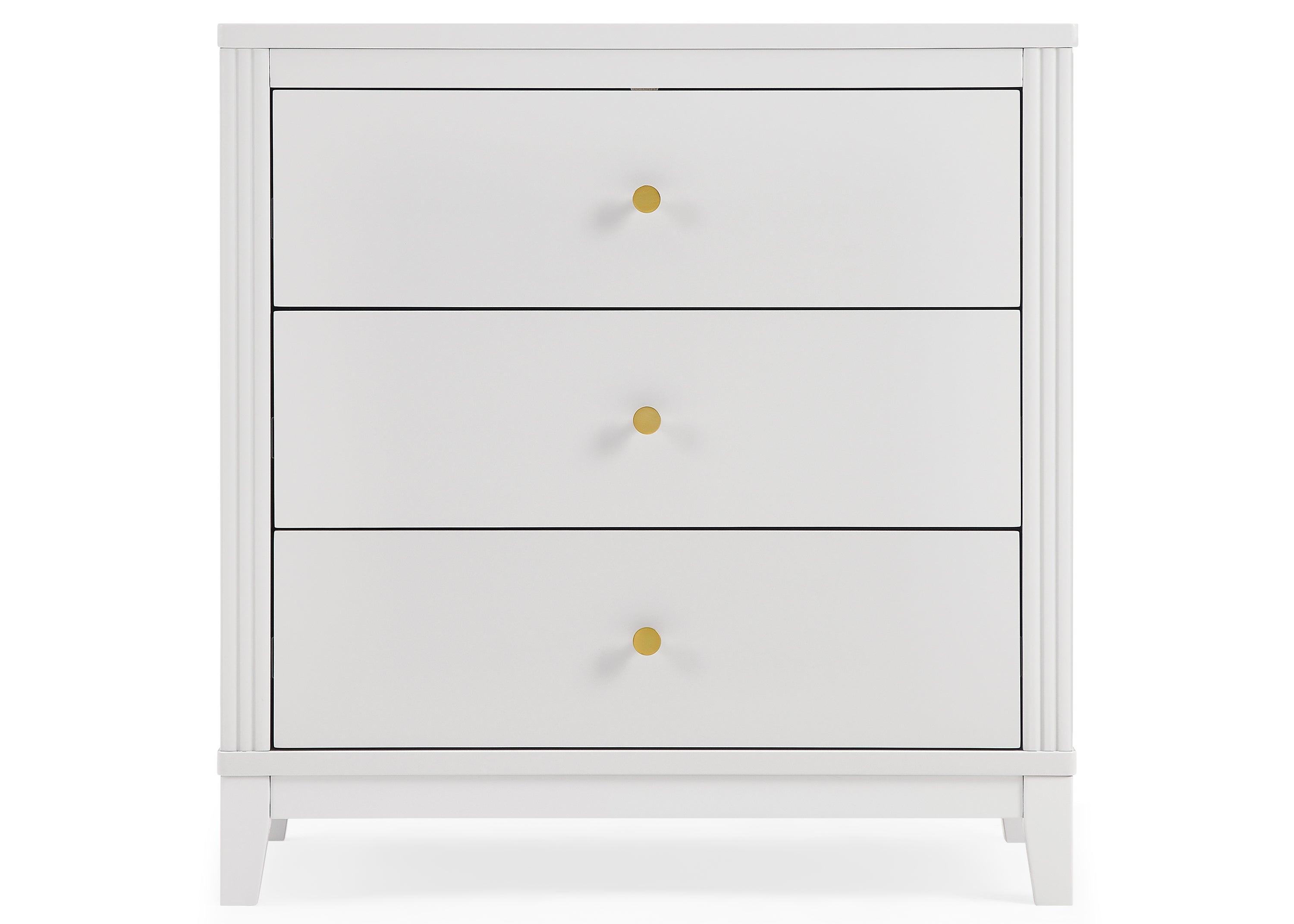 Eloise 3 Drawer Dresser with Changing Top & Interlocking Drawers - Nursery Baby Changing Table & Storage Solution for Newborn Essentials