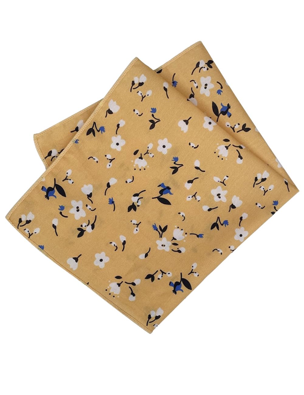 Kebocis Men's Floral Pocket Square Handkerchief - Stylish Silk Pocket Squares for Suits, Weddings & Formal Events