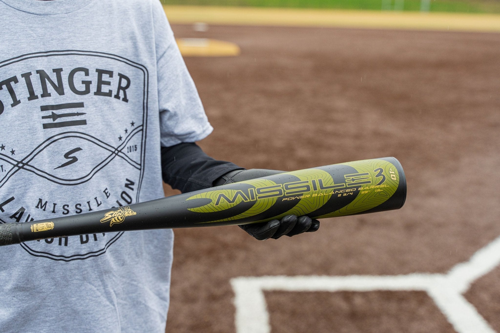 Missile 3 Aluminum USSSA Certified Baseball Bat - Official Tournament Approved for Youth & Adult Baseball Games, Practice & Training