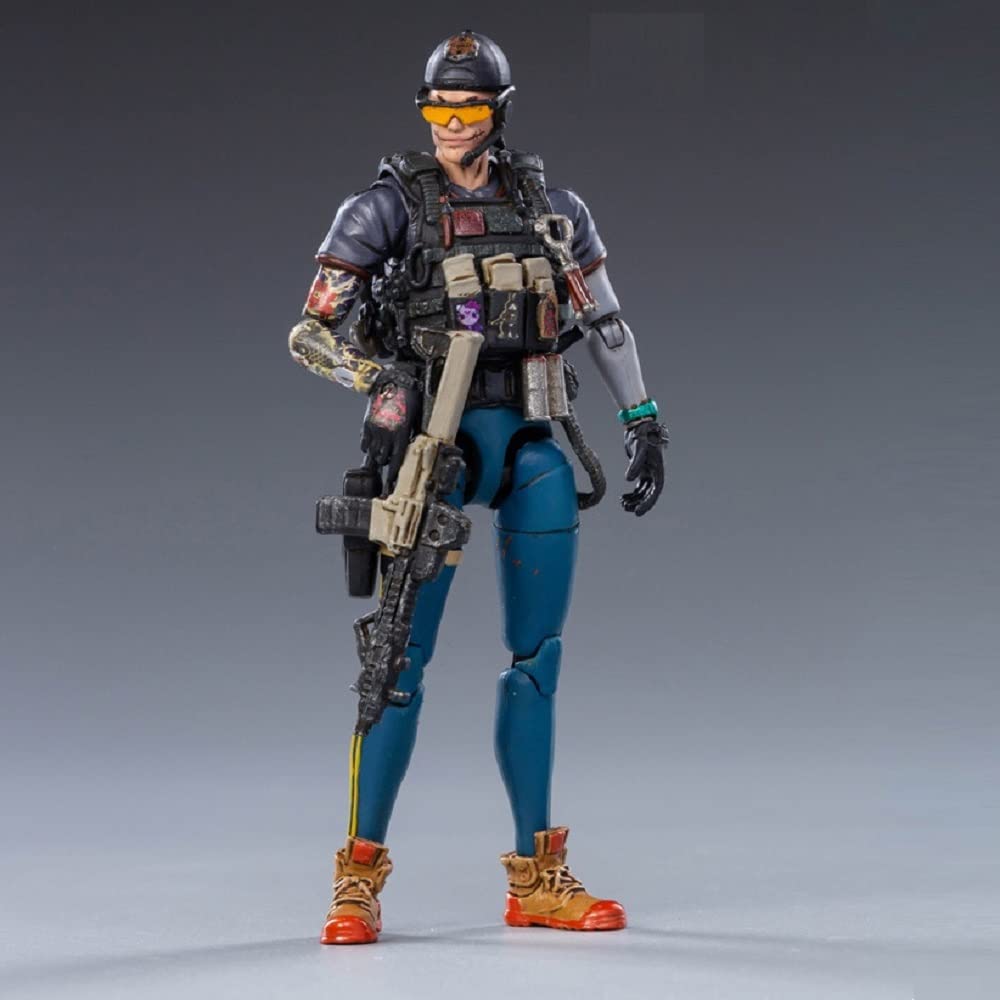 Pipigirl 1/18 Scale 4 Inch Army Military Action Figure - Second Army Star Cavalry Soldier Model Kit for Collectors (Eschatological Awakening Series) | Perfect for Display, Diorama Scenes & Military Enthusiasts
