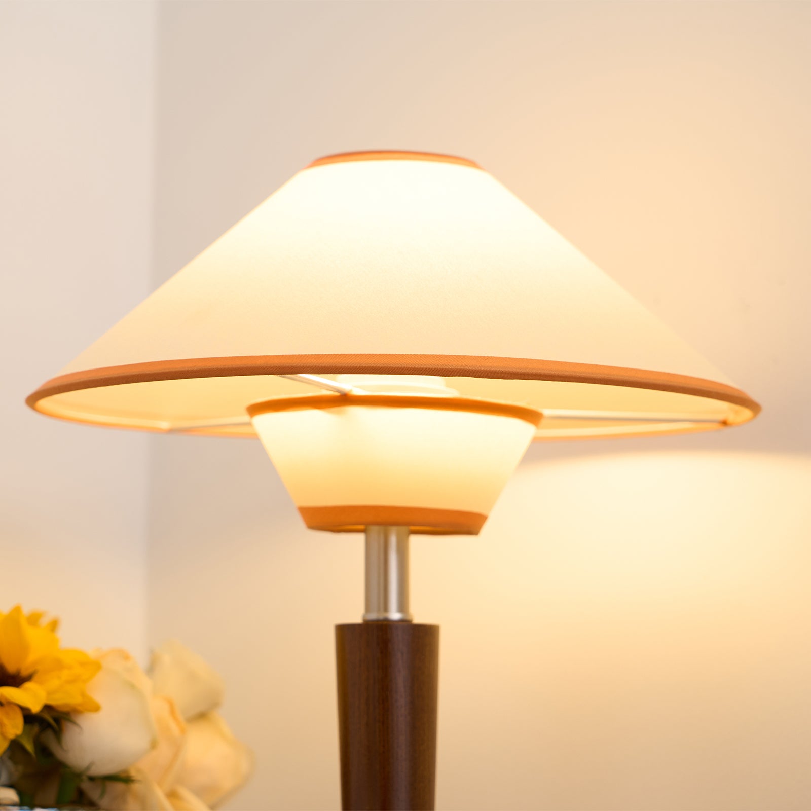Perzel Modern Table Lamp - Elegant LED Desk Light for Living Room, Bedroom & Office - Stylish Home Decor Lighting for Reading & Relaxation