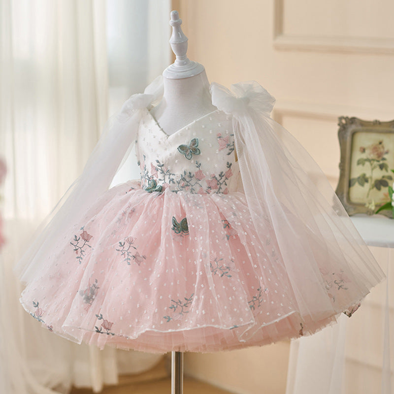 Adorable Baby Girl Birthday Dress - Elegant Communion Princess Gown for Toddlers & Kids | Perfect for Parties, Christenings & Special Occasions