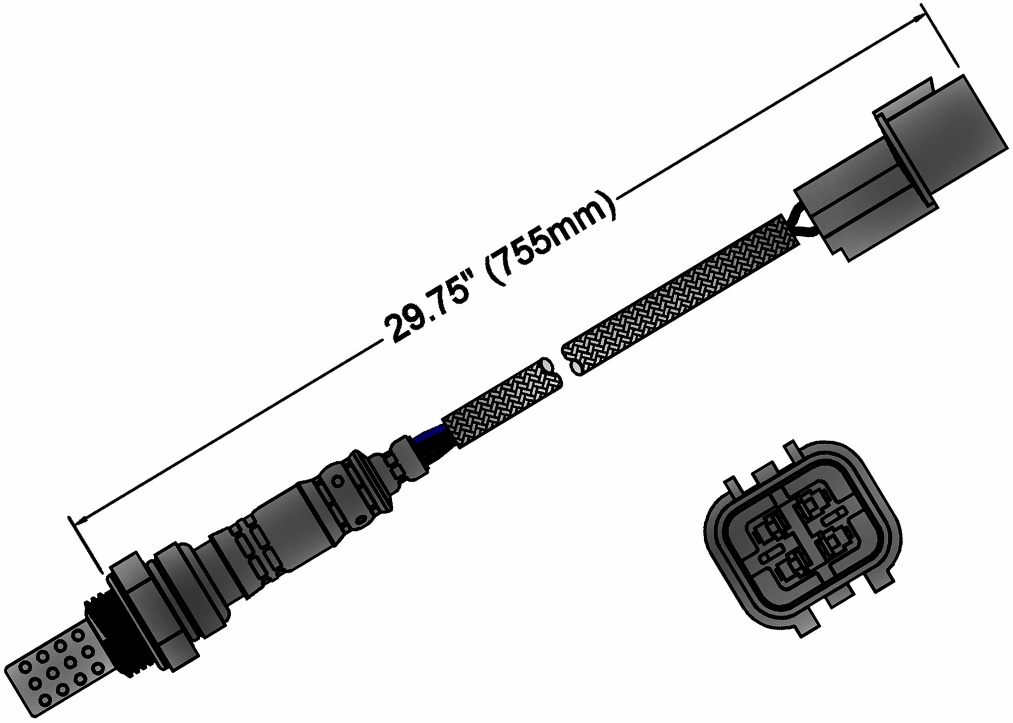 ACDelco Professional 213-1491 Heated Oxygen Sensor - Compatible with GM Vehicles - Improves Fuel Efficiency & Emissions - Perfect for Engine Performance Upgrades & Emissions Testing