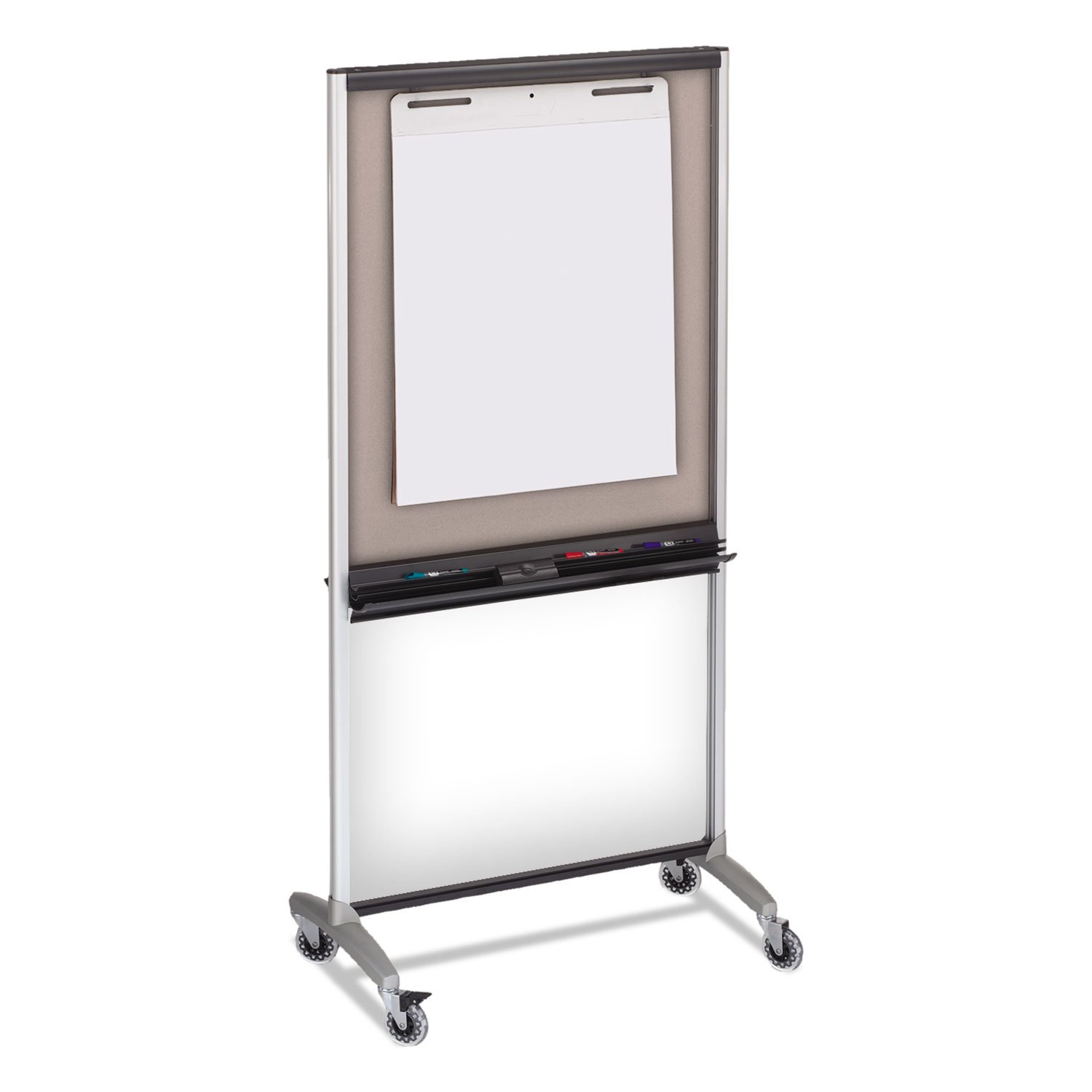 QRT500TE - Quartet® 3-in-1 Total Erase® Easel, Whiteboard & Display Board with Room Divider Function | 33