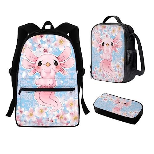 Cherry Blossoms Axolotl