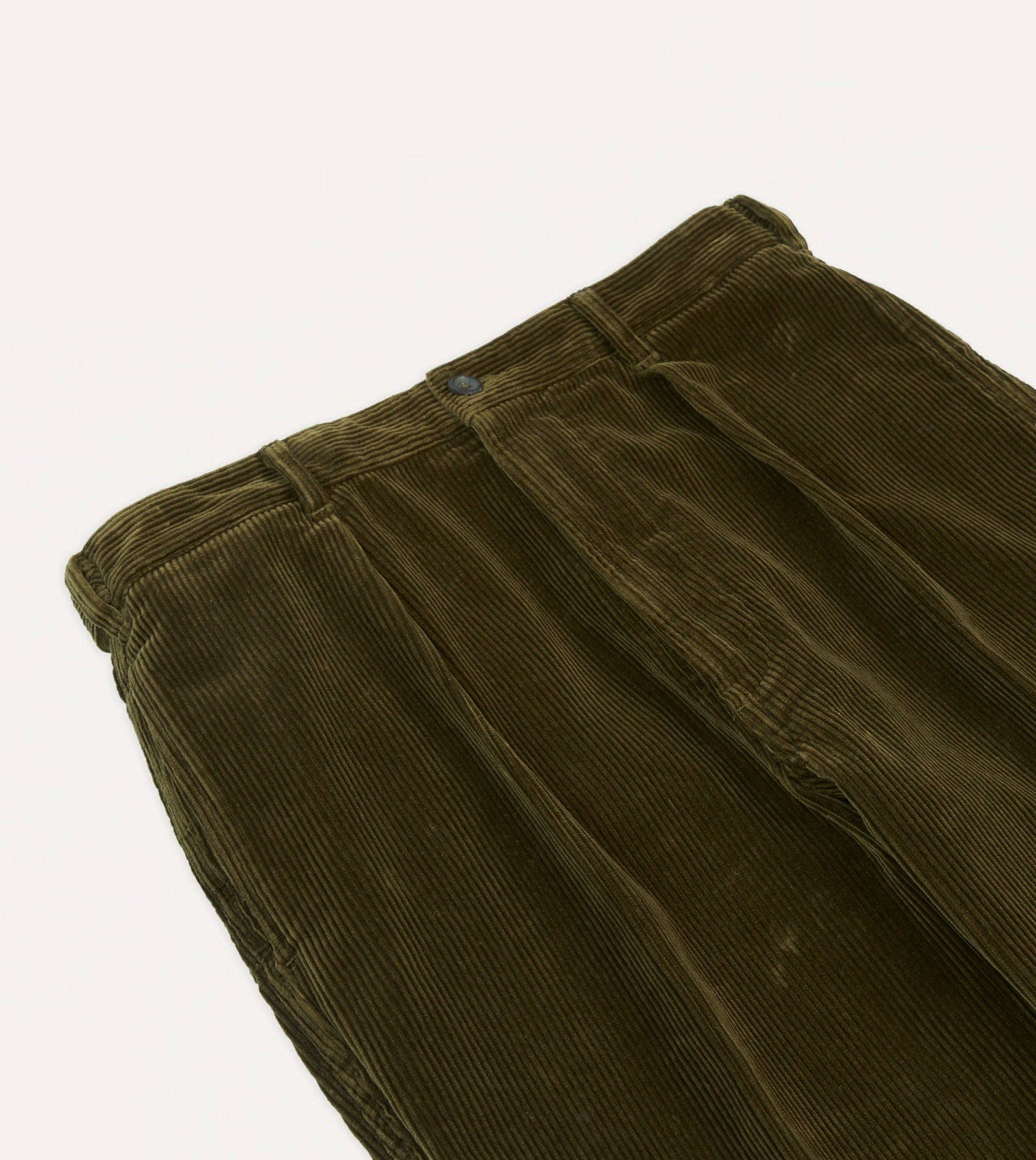 Stylish Olive Cotton Corduroy Pants for Women - Comfortable Casual Gaming Trousers for Lounge, Home & Outdoor Activities