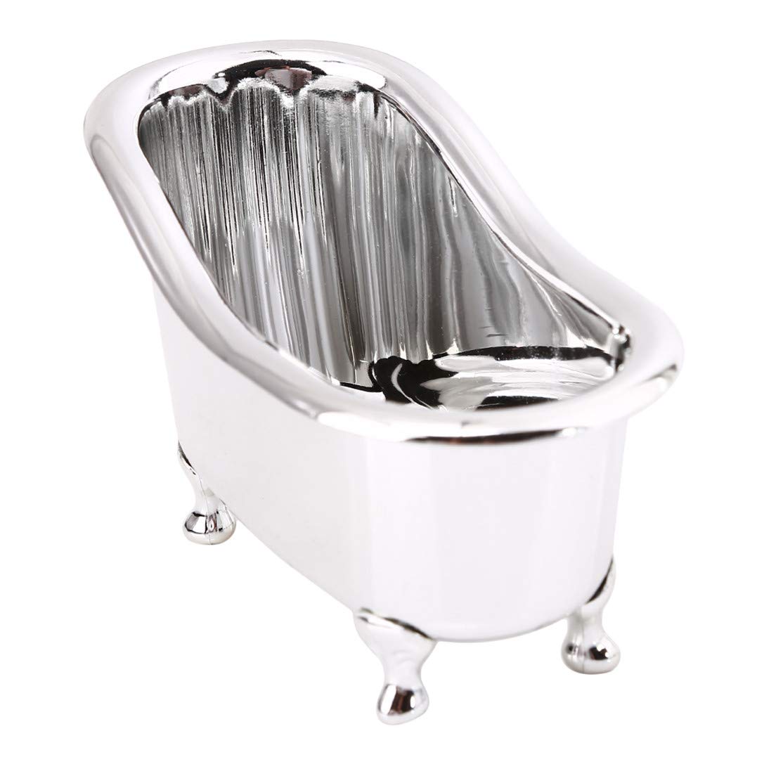 Underleaf Soap Storage Box - Mini Bathtub Organizer for Toothbrush, Toothpaste & Cosmetics | Bathroom Accessory for Makeup Tools & Essentials | Perfect for Small Spaces & Travel