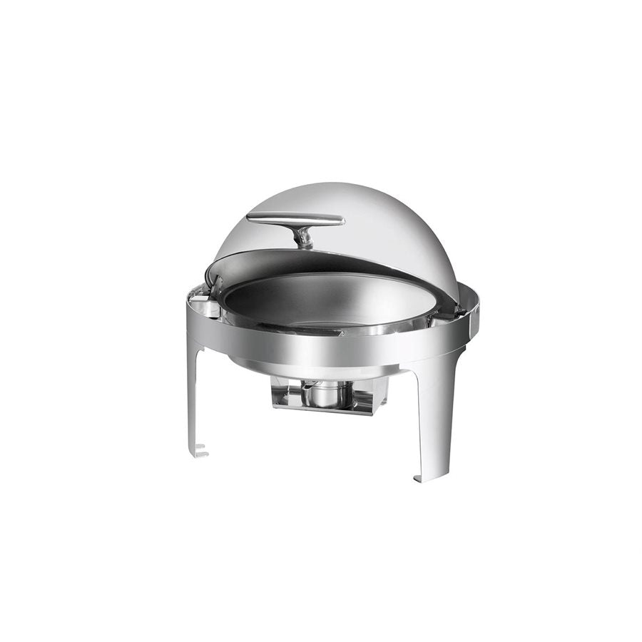Stainless Steel Browne 7 Qt Rondo Chafing Dish - 22.5 x 20 Inches - Commercial Buffet Catering & Food Warming for Parties, Weddings & Events