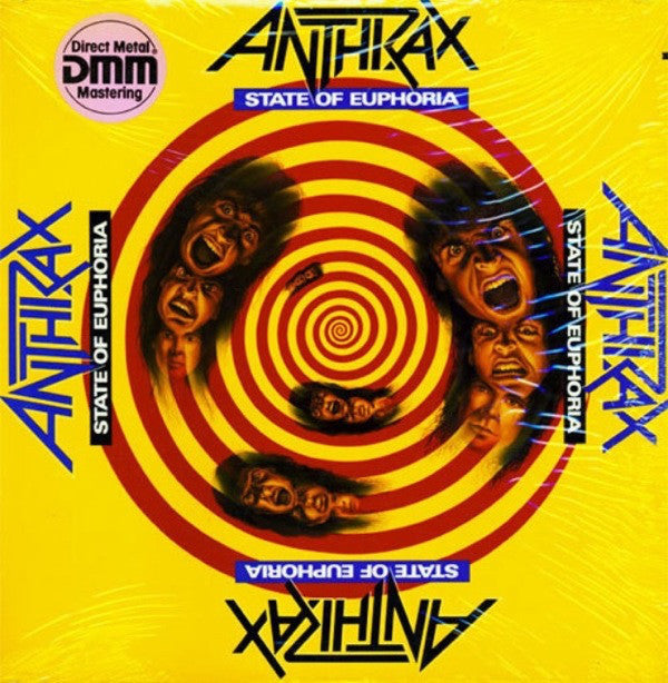 Anthrax State Of Euphoria Limited Edition Vinyl LP Album (NM or M) - Perfect for Rock Music Collectors & Vinyl Enthusiasts