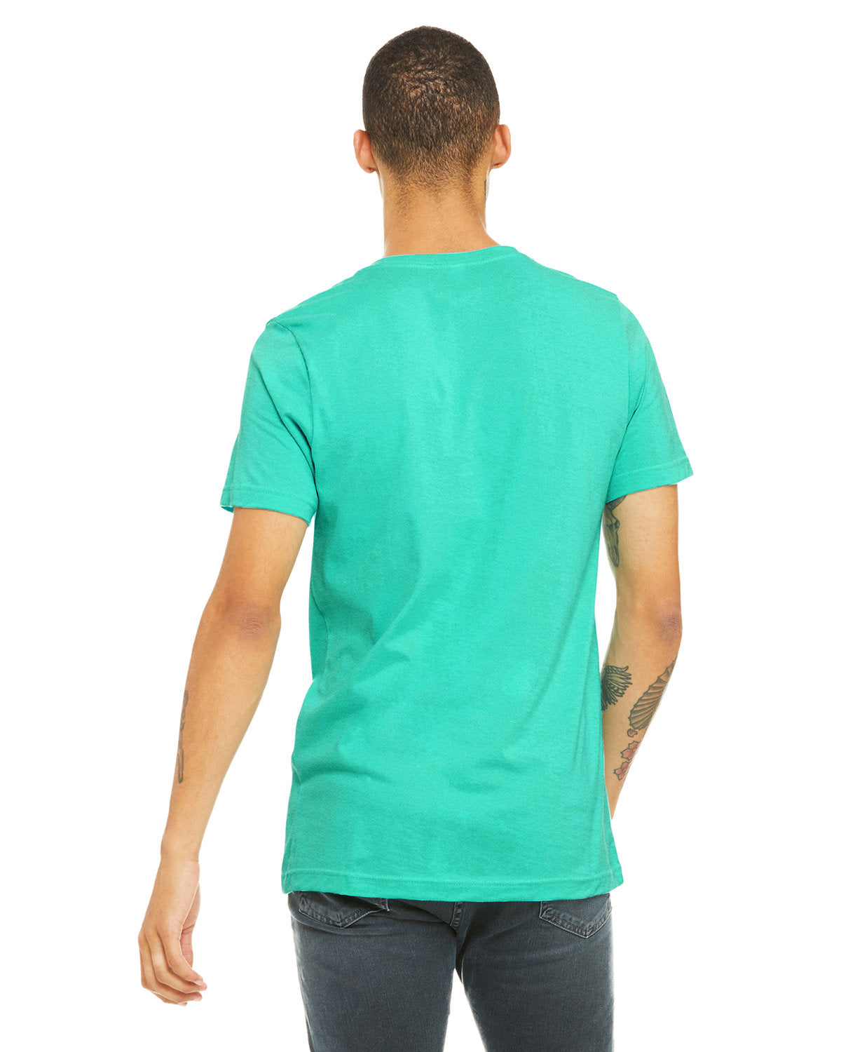 Bella + Canvas 3001CVC Unisex Heather CVC Crew Neck T-Shirt - Soft Cotton Blend Tee for Men & Women - Perfect for Casual Wear, Screen Printing & Everyday Comfort