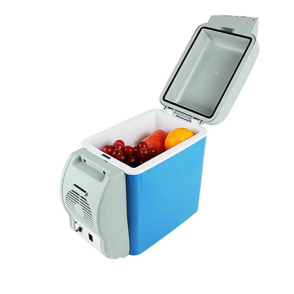 12V Portable Electric Car Cooler and Warmer - 7.5L Mini Fridge for Vehicles, RV, Camping | Dual-Purpose Cooling & Heating | Compact Car Refrigerator for Road Trips, Picnics, and Outdoor Adventures