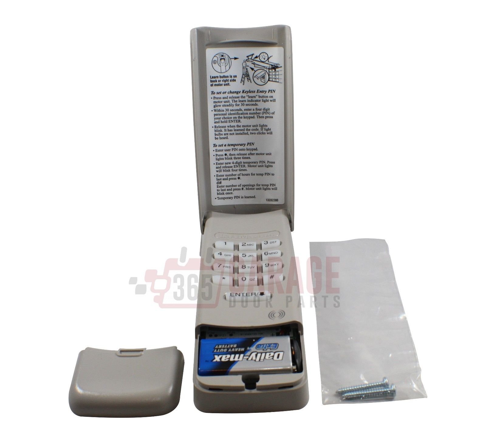 Liftmaster 377LM Wireless Garage Door Opener Keypad – Secure Keyless Entry System for Home & Business Use | Easy Installation & Durable Design | Perfect for Driveway & Garage Access