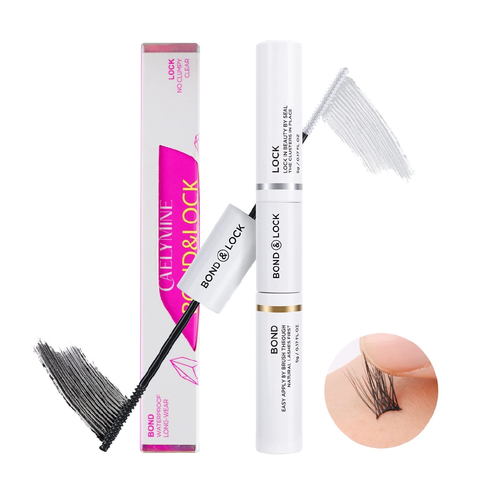 Super Strong Cluster Lash Glue 10ml - Waterproof, 48-72 Hour Hold for Individual Lashes | Sensitive Eyes Safe | Perfect for Daily Wear, Special Occasions & Professional Use