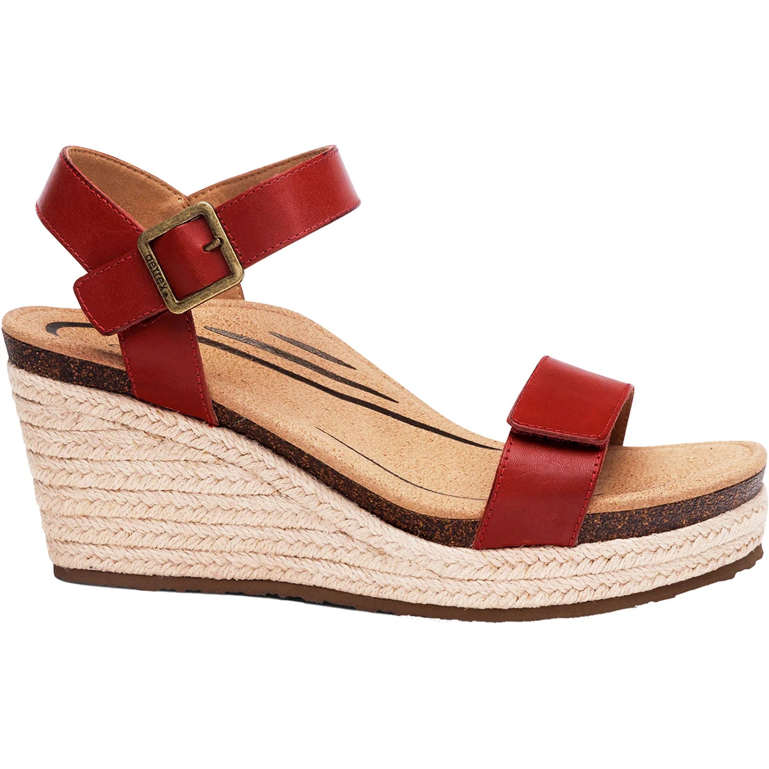 Aetrex Sydney Platform Sandal for Women - Comfortable Orthopedic Sandals with Arch Support - Perfect for Walking, Travel & Summer Outfits
