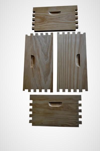 OZ ARMOUR Telescopic Beehive with Mesh Bottom Board - Ventilated Bee Hive for Beekeeping, Honey Production & Pollination - Perfect for Backyard, Garden & Apiary Use