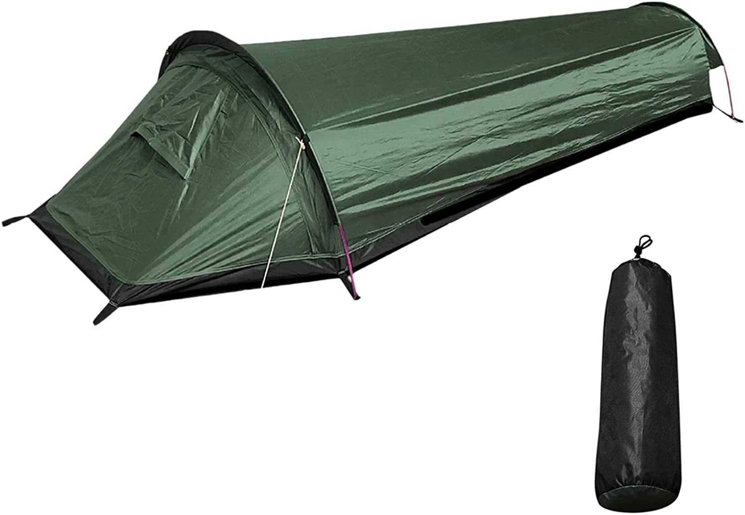 Ultralight Bivy Bag Tent - Waterproof Single Person Backpacking Shelter with Spacious Design | Compact Sleeping Bag Cover for Camping, Hiking & Emergency Survival | Perfect for Backpackers, Mountaineers & Outdoor Adventures