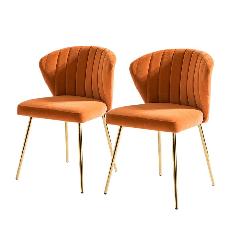 Aruna Side Chair Set - Modern Dining Chairs for Kitchen, Living Room & Office - 2-Piece Wooden Accent Chairs with Cushion - Perfect for Small Spaces, Breakfast Nook & Home Decor