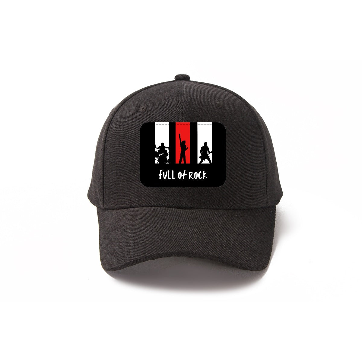 Full Of Rock Baseball Cap - Adjustable Dad Hat for Men & Women - Trendy Vintage Style for Outdoor Sports, Hiking, and Casual Wear