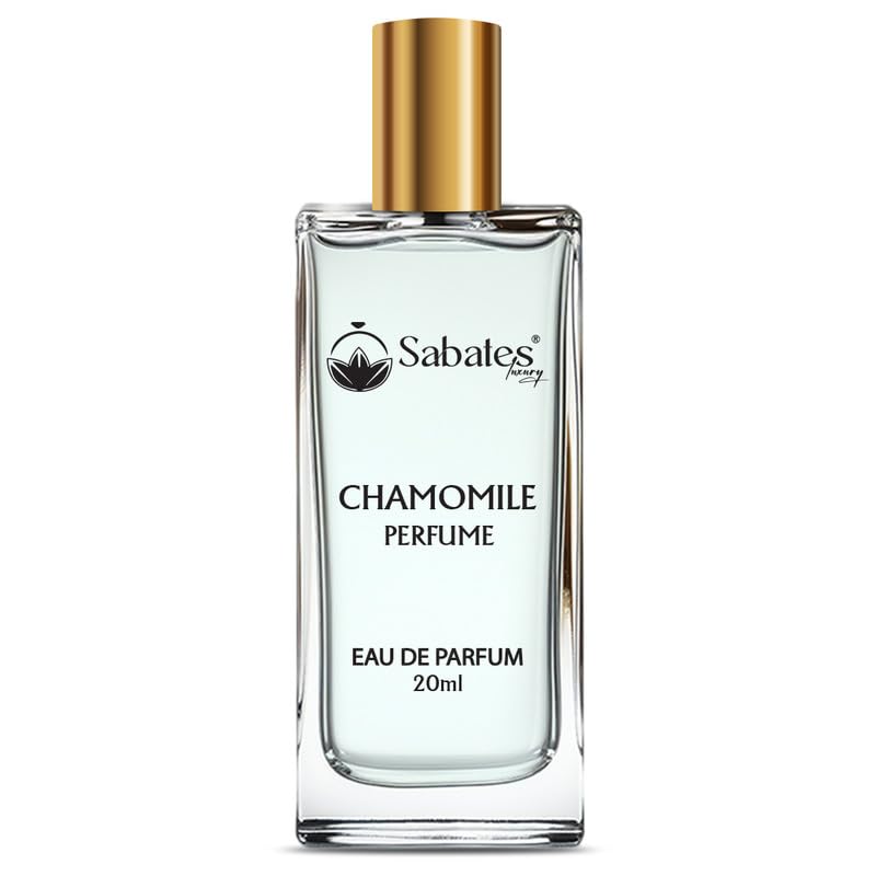 Premium Chamomile Eau De Parfum for Men - Long Lasting Luxury Cologne with Natural Fragrance Oil (20ml) | Perfect for Date Night, Office, Special Occasions & Daily Wear | Gift for Him, Boyfriend or Husband