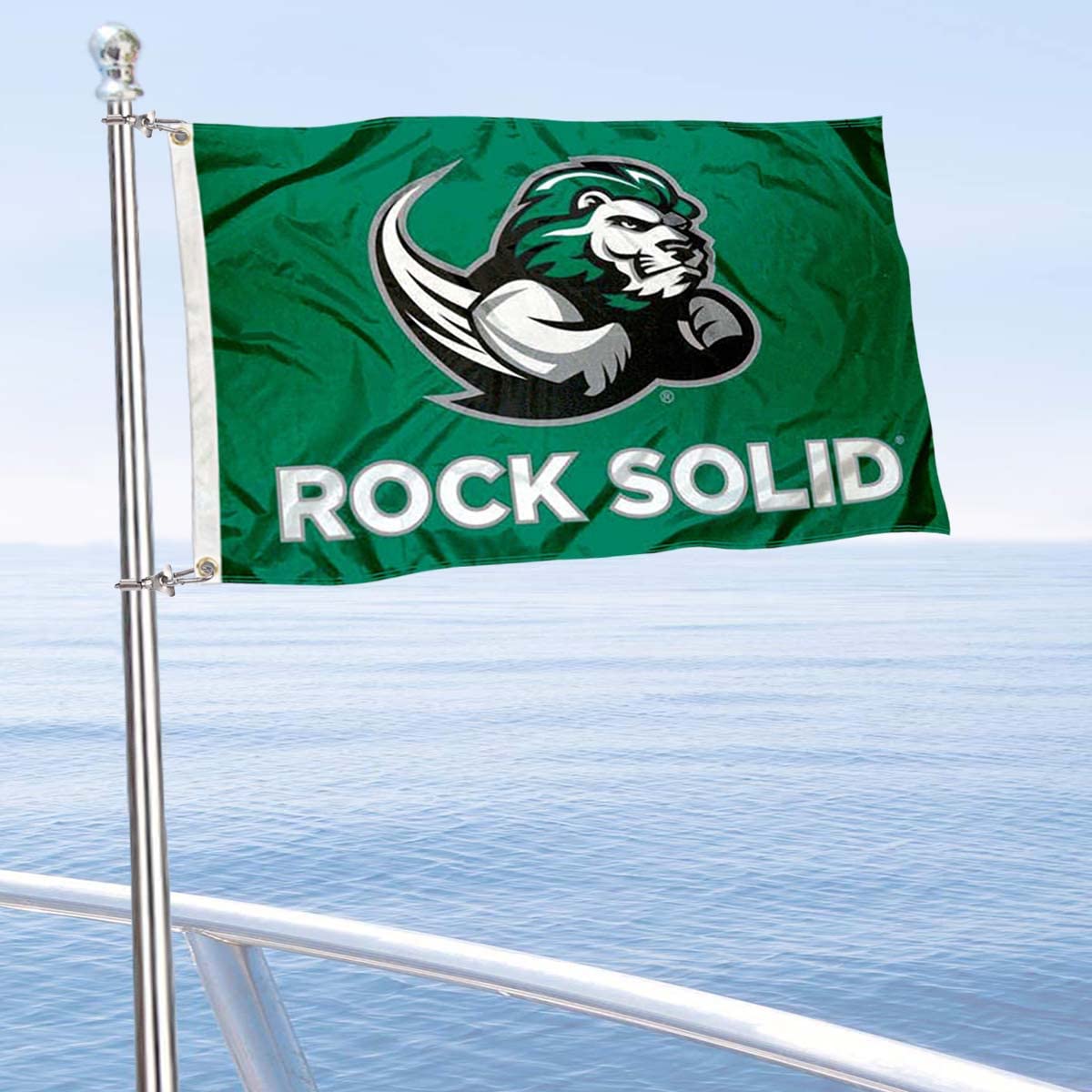 College Flags & Banners Co. Slippery Rock University Boat & Nautical Flags - Durable Outdoor Decoration for Boating, Tailgating & Campus Pride