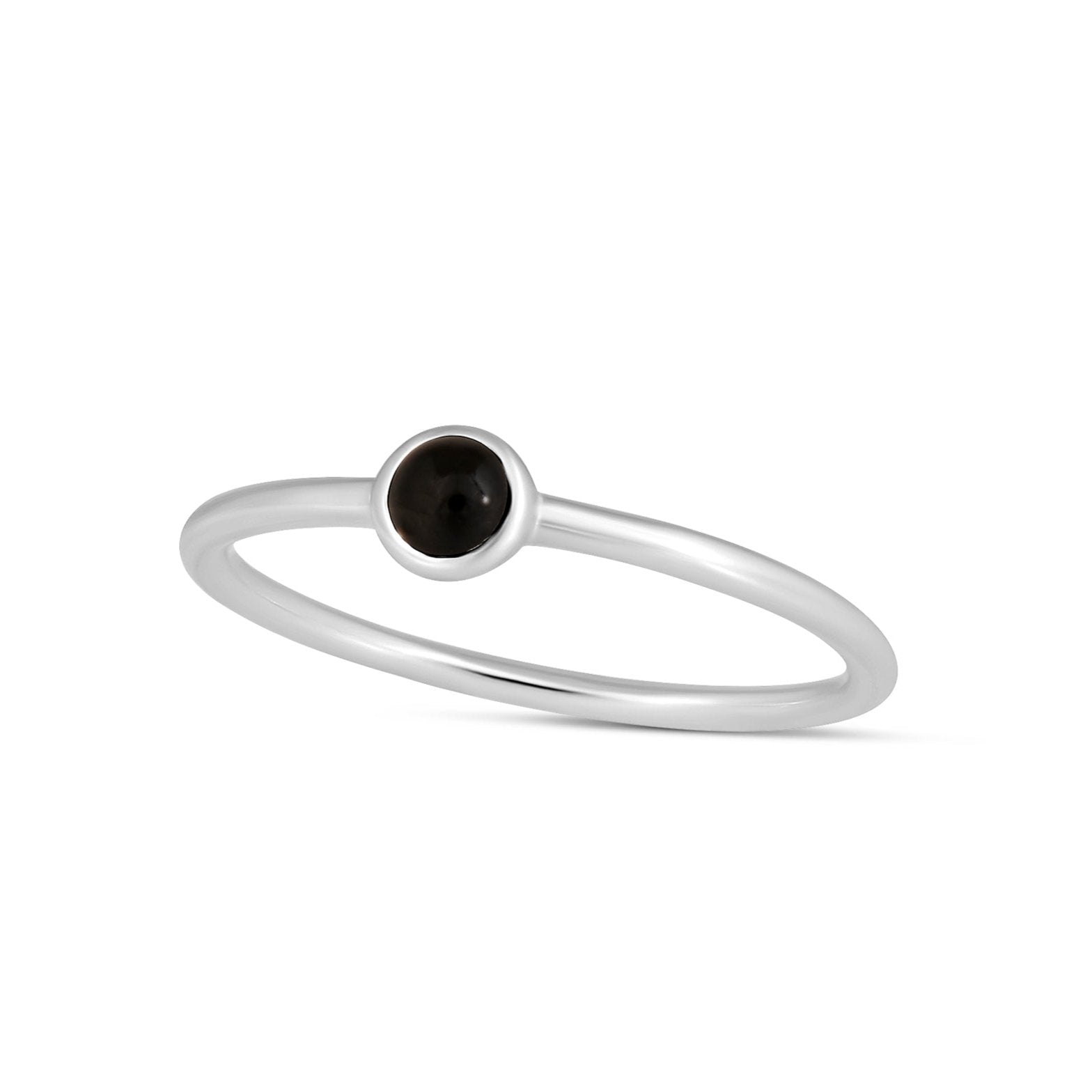 Exquisite Black Onyx Ring for Women - Elegant Handcrafted Sterling Silver Jewelry - Perfect for Gifts, Weddings & Everyday Wear