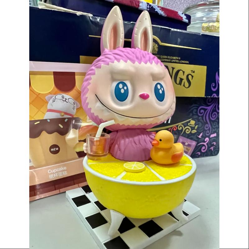 Labubu The Monsters Fruits Series Lemon - Cute Collectible Vinyl Figure for Home Decor, Office Display & Anime Fans Gift