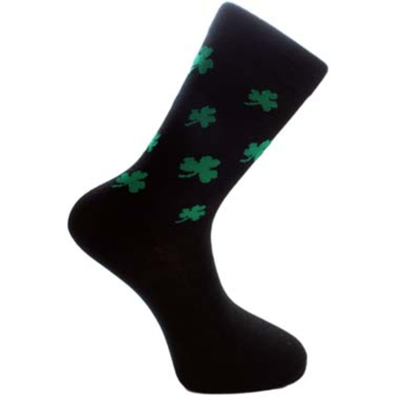Irish Shamrock Socks - Lucky Green St. Patrick's Day Socks for Men & Women - Perfect for St. Patrick's Day, Irish Themed Parties & Everyday Wear