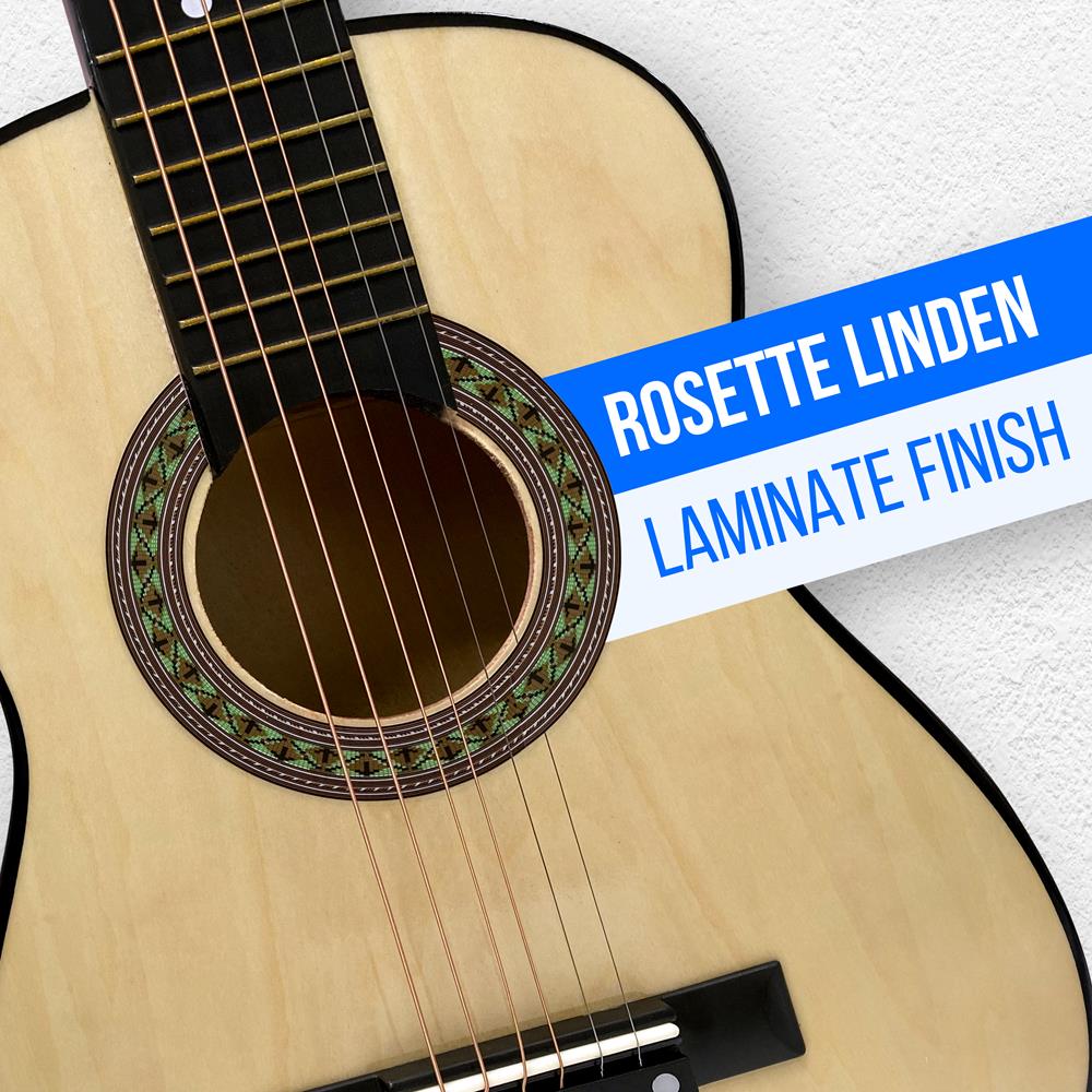 Best Beginner 6-String Acoustic Guitar Kit with Tuner, Case & Accessories - Perfect for Learning, Practice & Home Performances