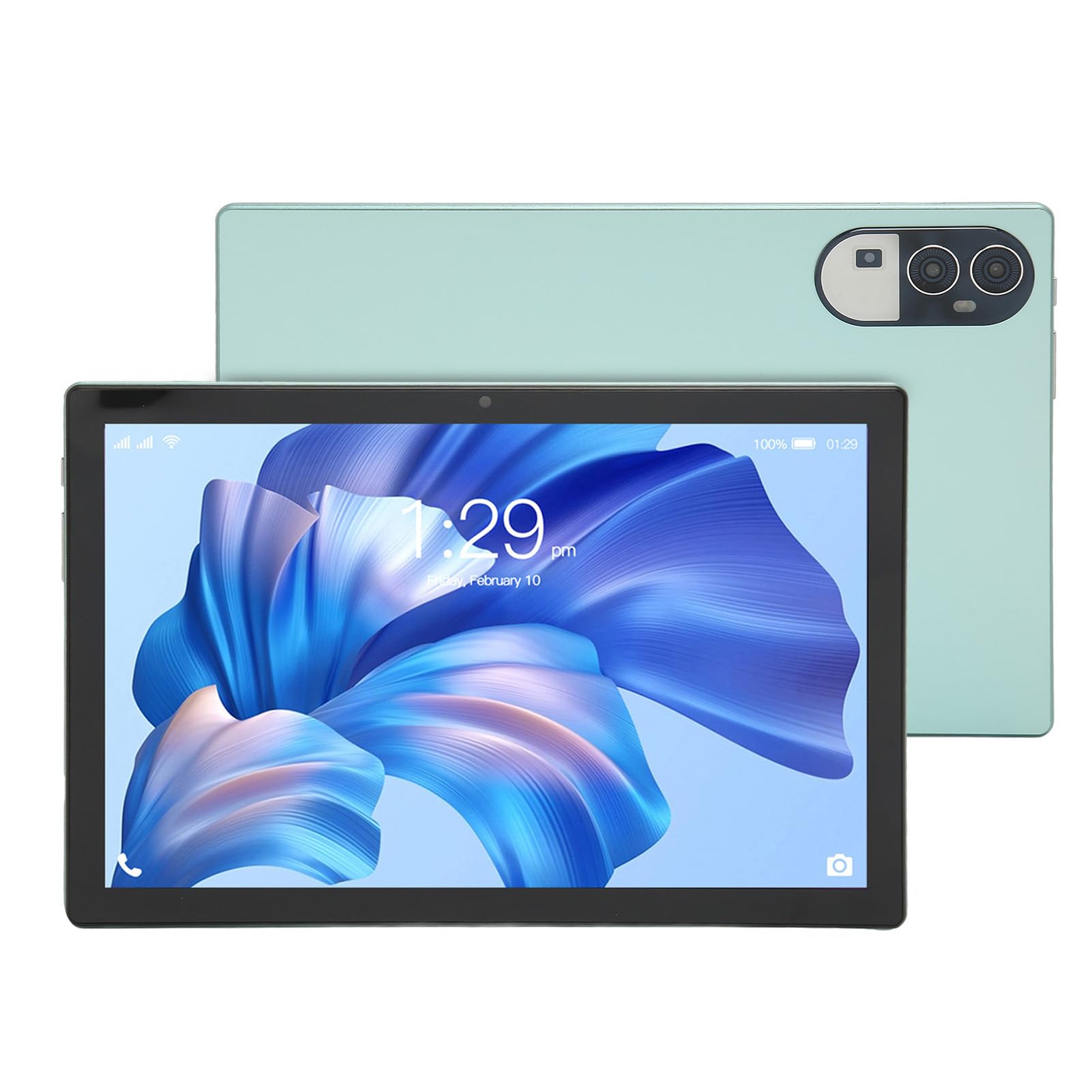 10.1 Inch Android Tablet with 8GB RAM 256GB ROM, Octa-Core Processor, 4G LTE/5G WiFi, Dual Camera, 7000mAh Battery - FHD Screen & Dual Speakers for Business & Office Use - US Plug (Model 2178) - Perfect for Video Calls, Presentations & Remote Work
