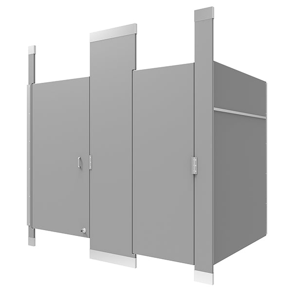 Bradley Toilet Partitions - Bradmar Solid Plastic Restroom Dividers | Durable Commercial Bathroom Stall Partitions for Schools, Offices & Public Restrooms