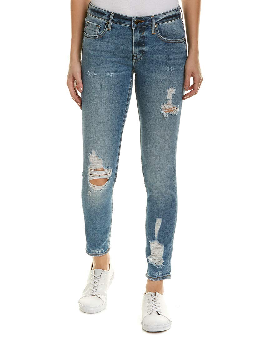 VIGOSS Women's Thompson Tomboy Skinny Jeans - High Waisted Stretch Denim Pants for Casual & Work Outfits | Perfect for Everyday Wear, Office & Weekend Looks
