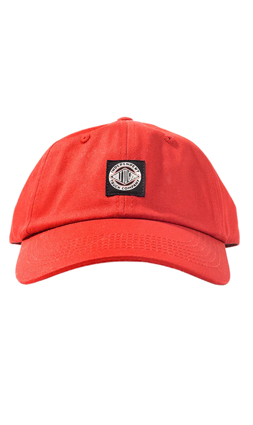 BTG Castanas Twill Cap - Adjustable Snapback Hat for Men & Women - Red - Perfect for Outdoor Activities, Sports, and Casual Wear