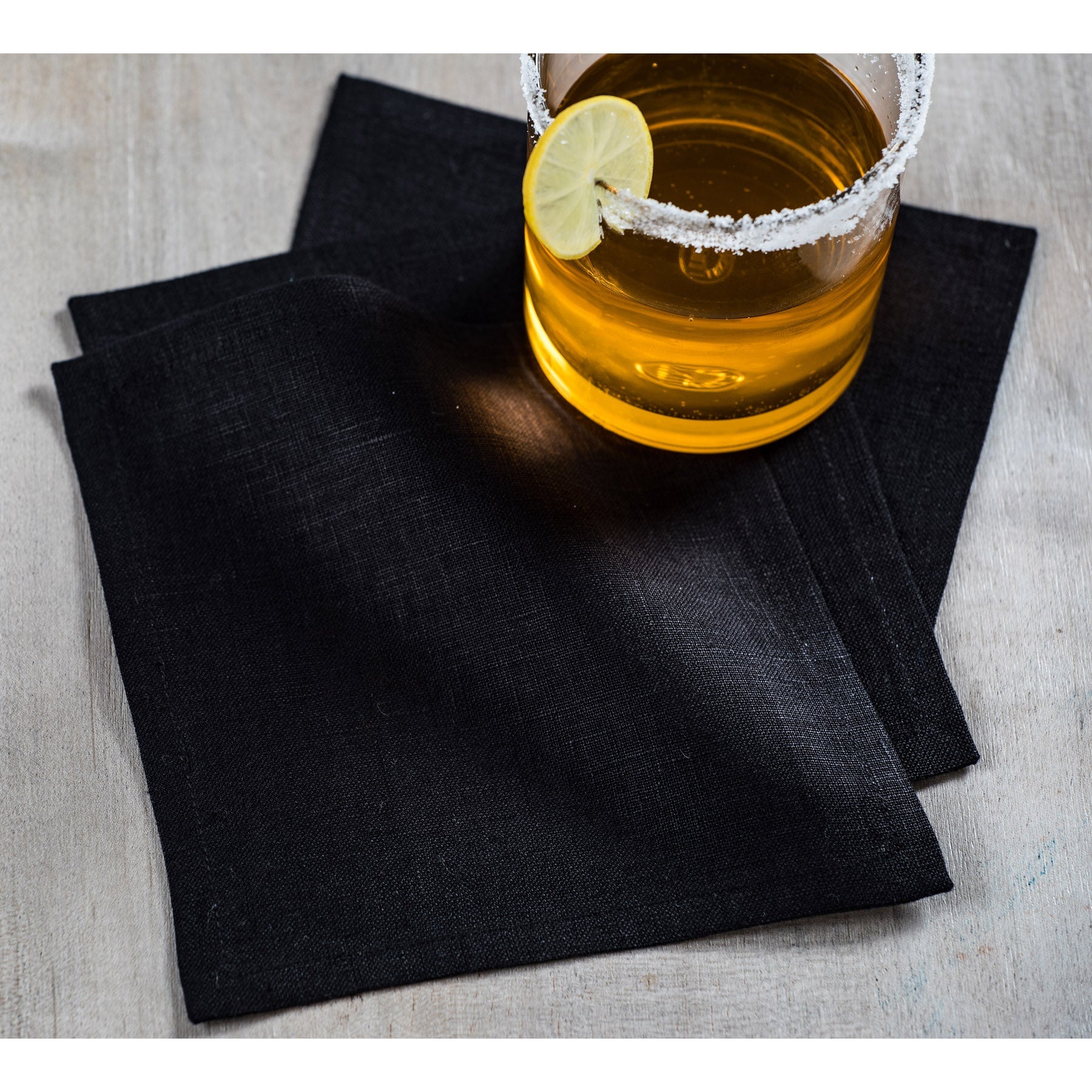 Premium Fete Cocktail Napkins - Set of 12 Elegant Party Napkins for Weddings, Cocktail Parties & Special Events