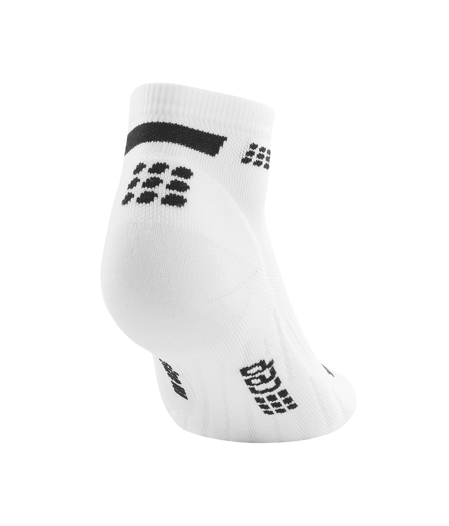 CEP Men's The Run Socks Low Cut V4 - White Performance Running Socks for Marathon, Training & Everyday Wear