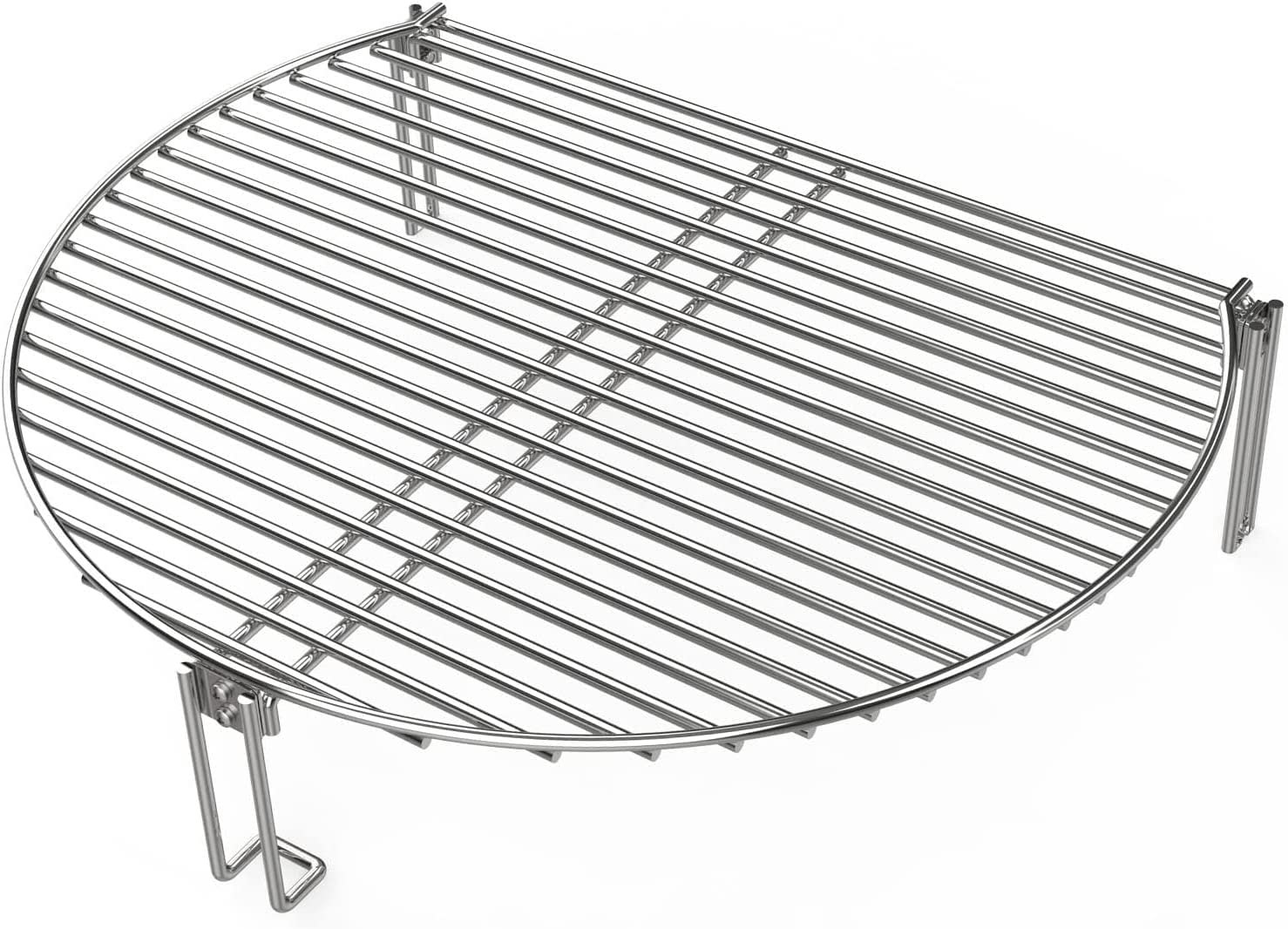 Stainless Steel BBQ Grill Expander Rack for Big Green Egg Large & XL - Compatible with Kamado Joe Classic, Char-Griller Akorn 18
