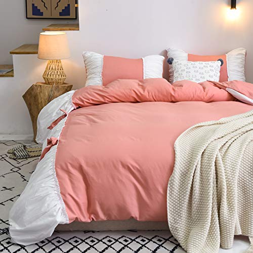 Coral/White