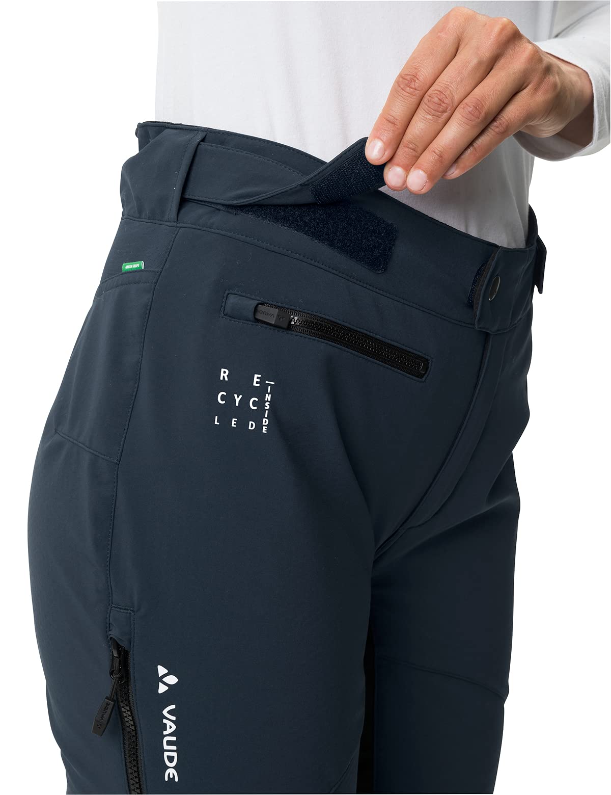 VAUDE Women's Qimsa Softshell Pants II - Waterproof Hiking Trousers for Outdoor Adventures, Travel & Winter Sports