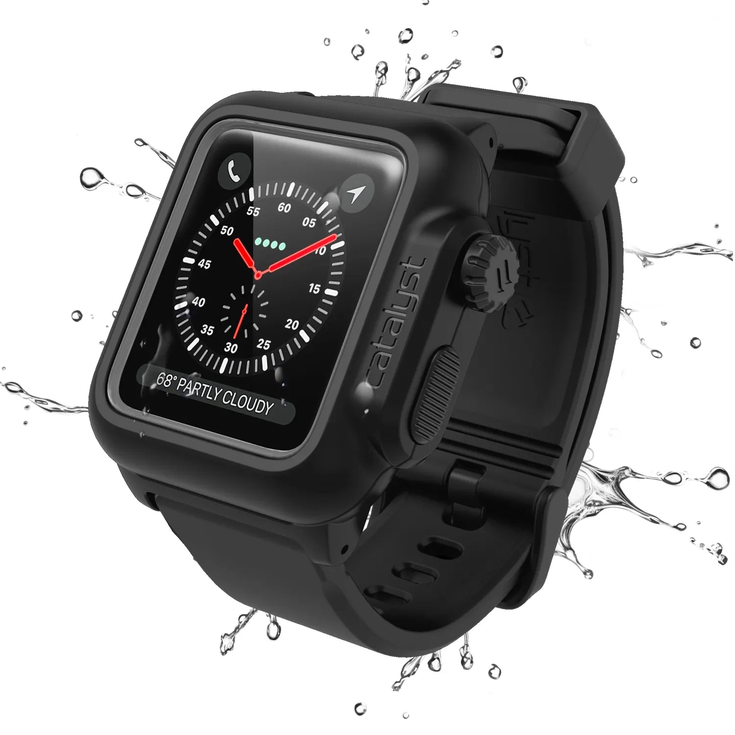 38mm 100M Waterproof Case with Band for Apple Watch Series 3/2 - Perfect for Swimming, Surfing & Water Sports Protection