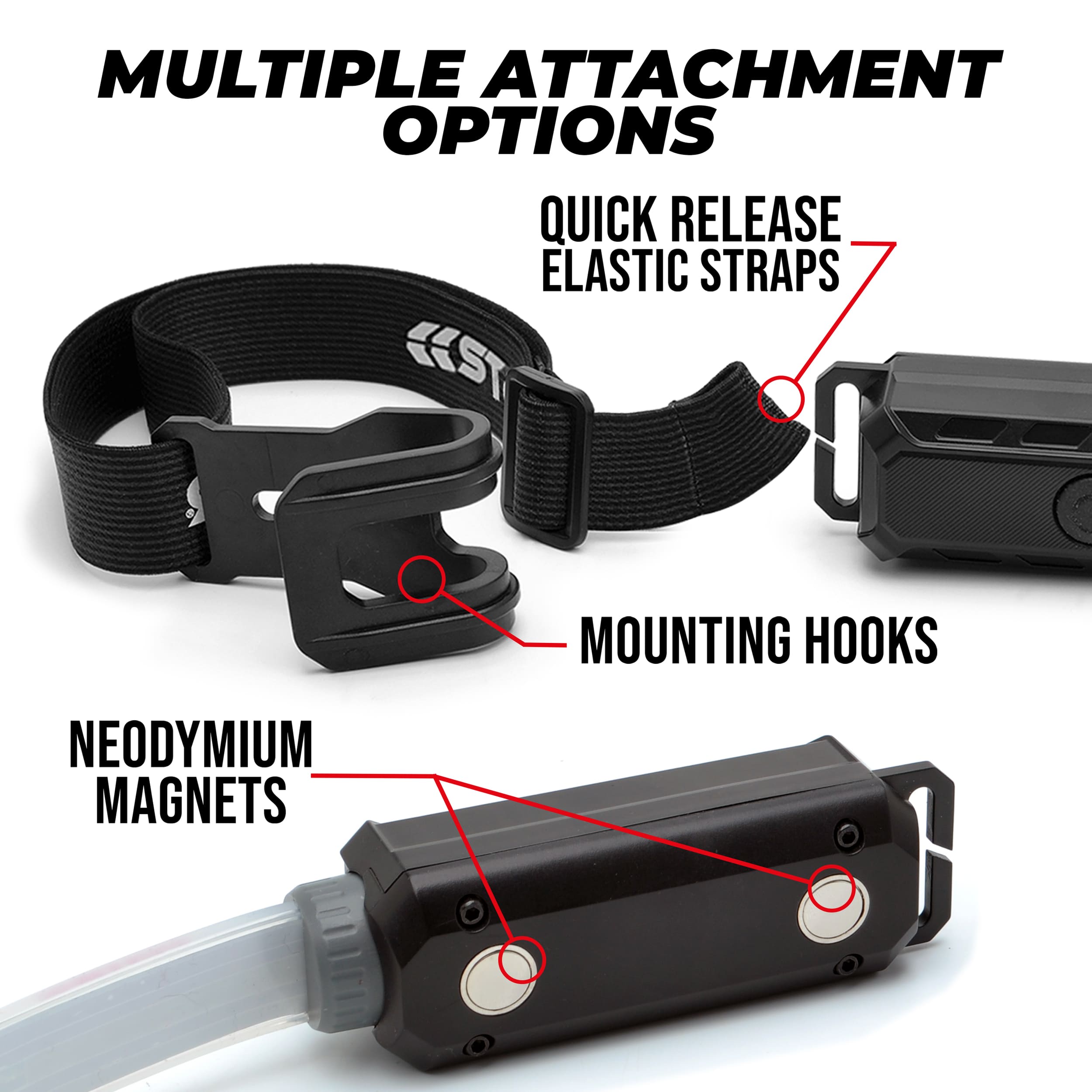 FLEXIT Under Hood Light - Flexible LED Work Light for Mechanics & Auto Repair - Perfect for Car Maintenance, Engine Diagnostics & DIY Garage Projects