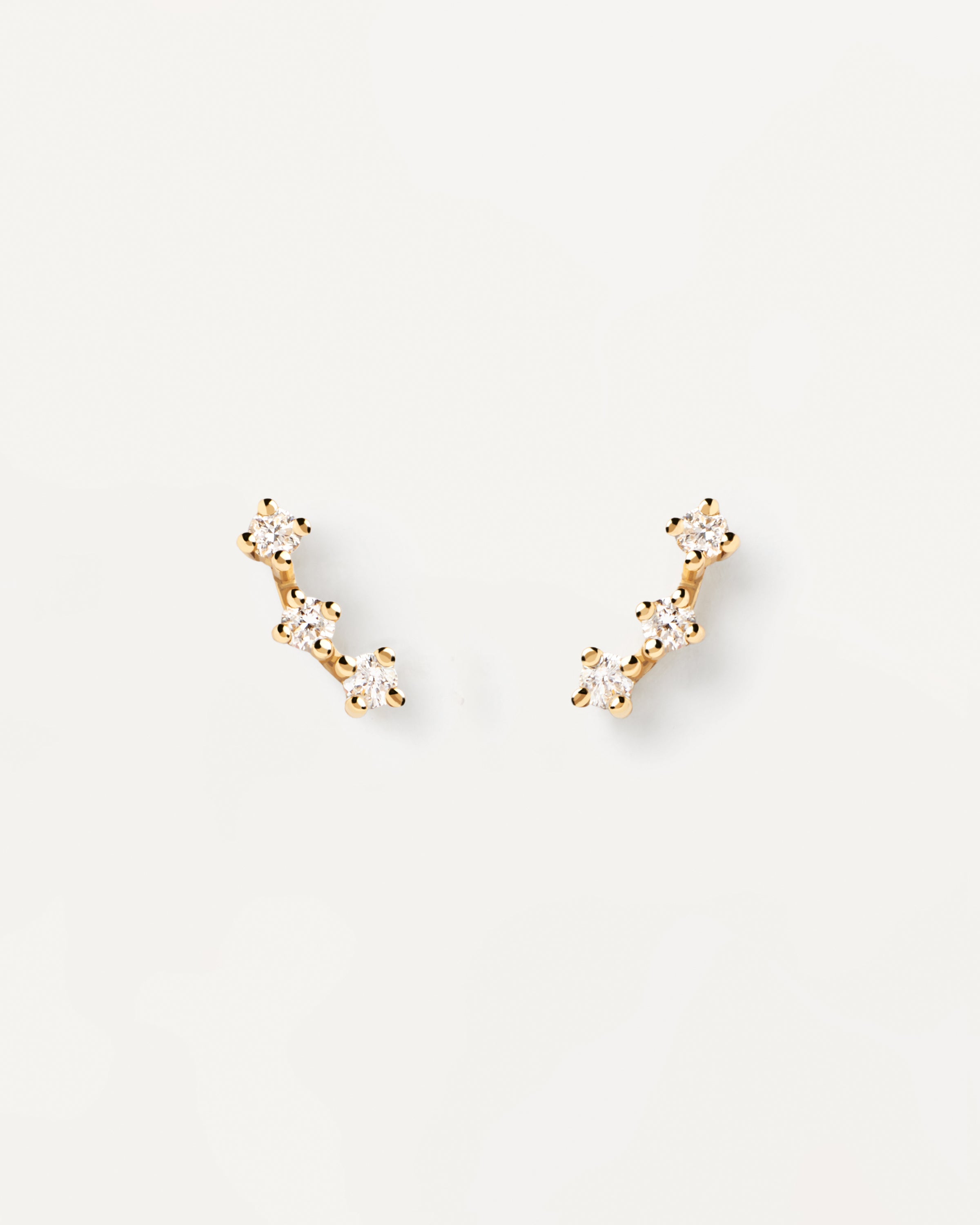 14K Gold Brooklyn Single Diamond Earring for Women - Elegant & Minimalist Jewelry for Everyday Wear, Parties & Special Occasions
