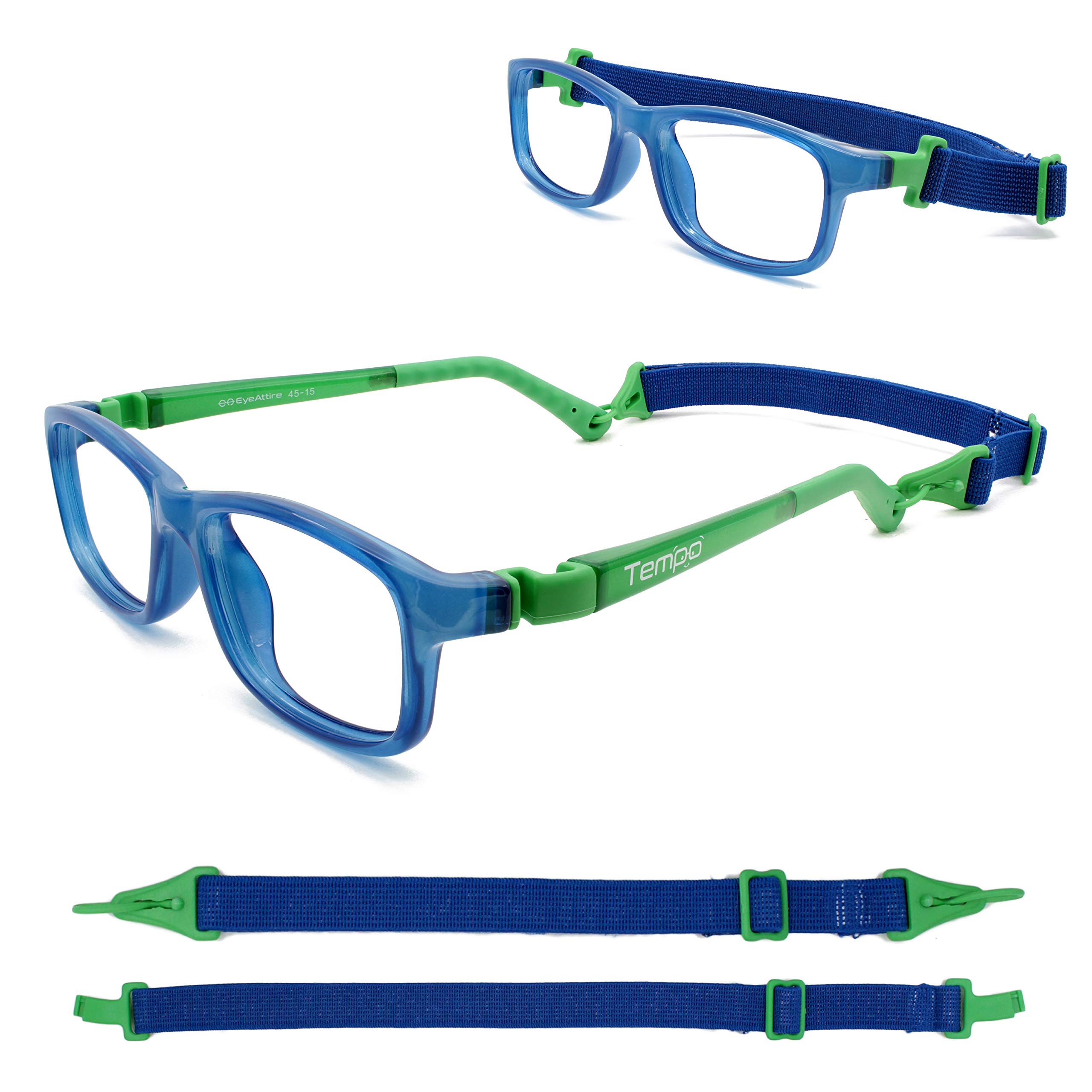 Unbreakable Kids Glasses - Flexible & Durable Children's Eyewear for Active Lifestyles - Perfect for School, Sports, and Everyday Play - TEMPO 3003