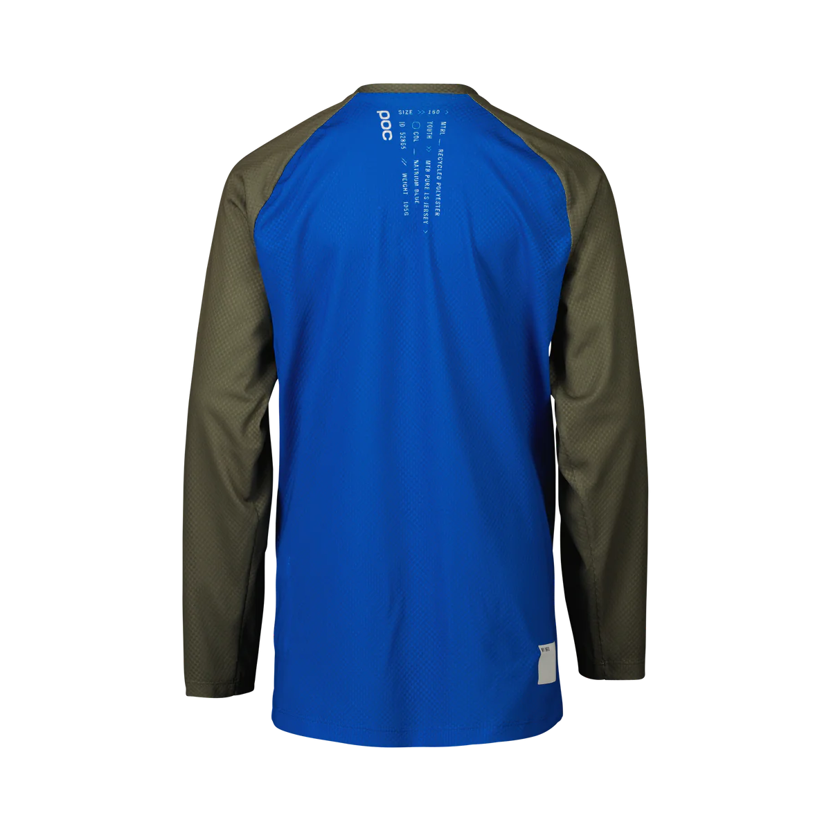POC 2023 Youth Essential MTB Long Sleeve Jersey - Breathable Cycling Shirt for Kids - Perfect for Mountain Biking & Outdoor Adventures