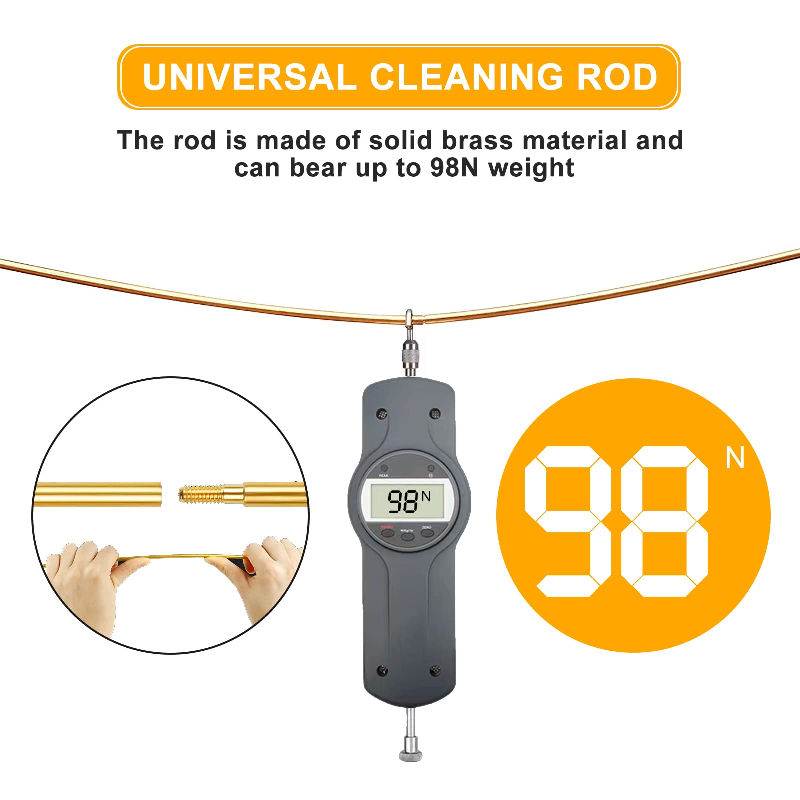 Premium Gun Cleaning Kit for Rifle, Pistol, Shotgun & Handgun - Universal Gun Cleaning Kit with Case & Brushes for All Calibers | Perfect for Hunting, Shooting Range & Firearm Maintenance