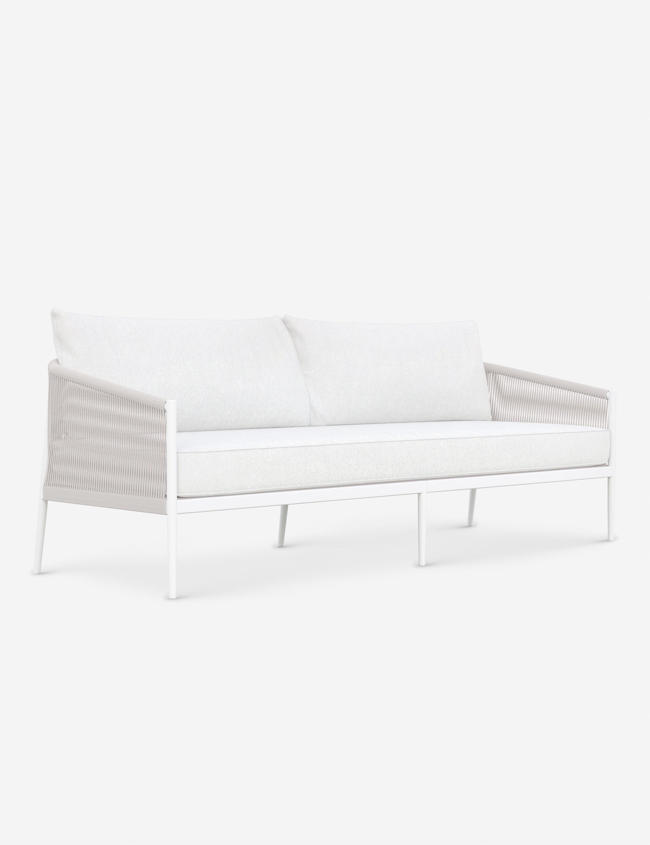 Esparza Indoor Outdoor Sofa - Water-Resistant & Durable Patio Furniture for Living Room, Garden, or Balcony