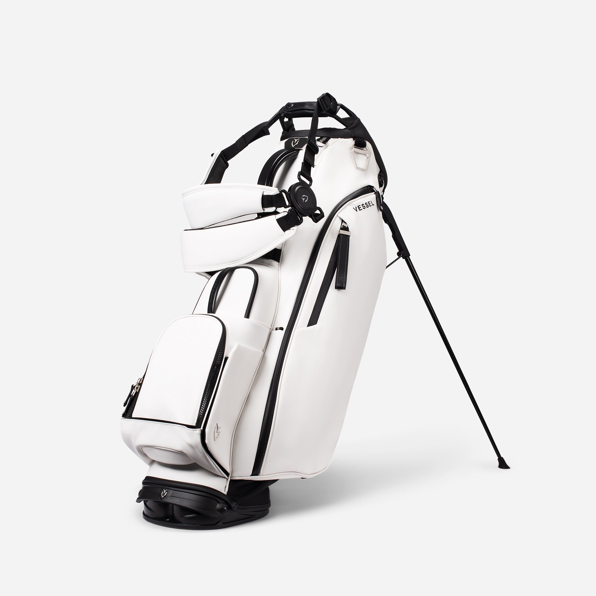 White Player V Stand - Adjustable Guitar Stand for Electric & Acoustic Guitars - Perfect for Home, Studio & Stage Use