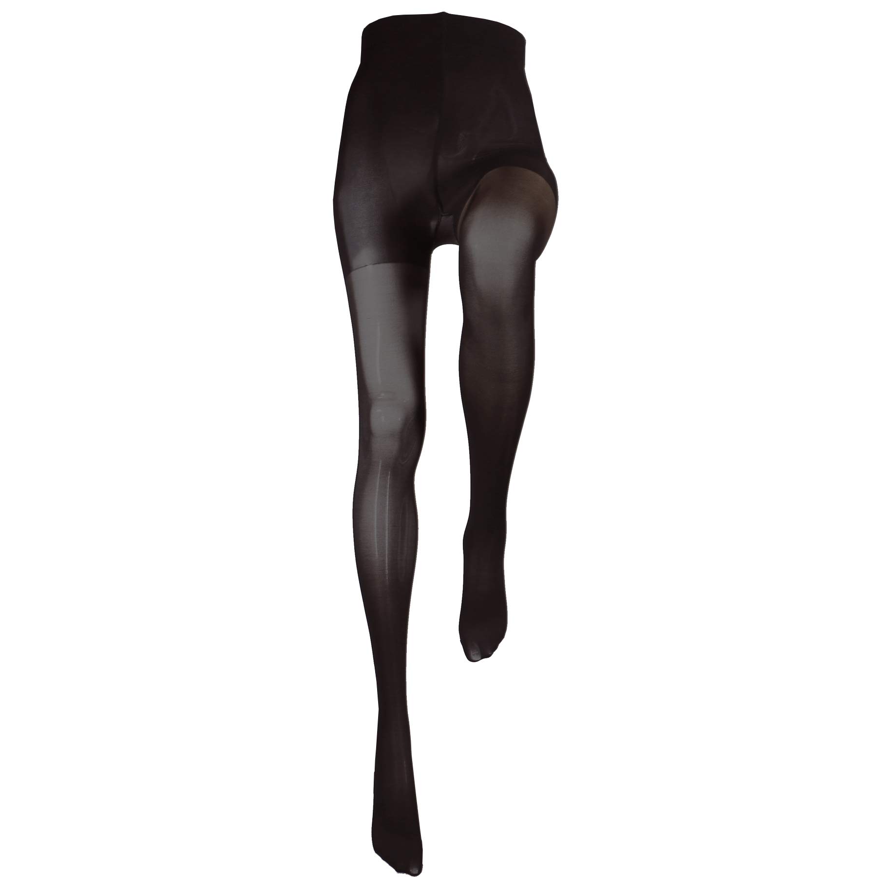 Truform Sheer Compression Pantyhose 30-40 mmHg - Women's Shaping Tights 20 Denier Black Small - Perfect for Work, Travel & Everyday Comfort