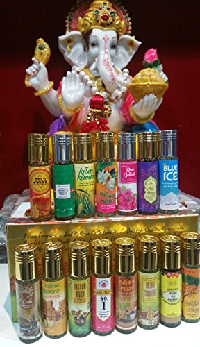 Blue Ice Attar Perfume Oil - Alcohol-Free 4ml Roll-On Bottle for Men & Women - Perfect for Daily Wear, Meditation & Aromatherapy