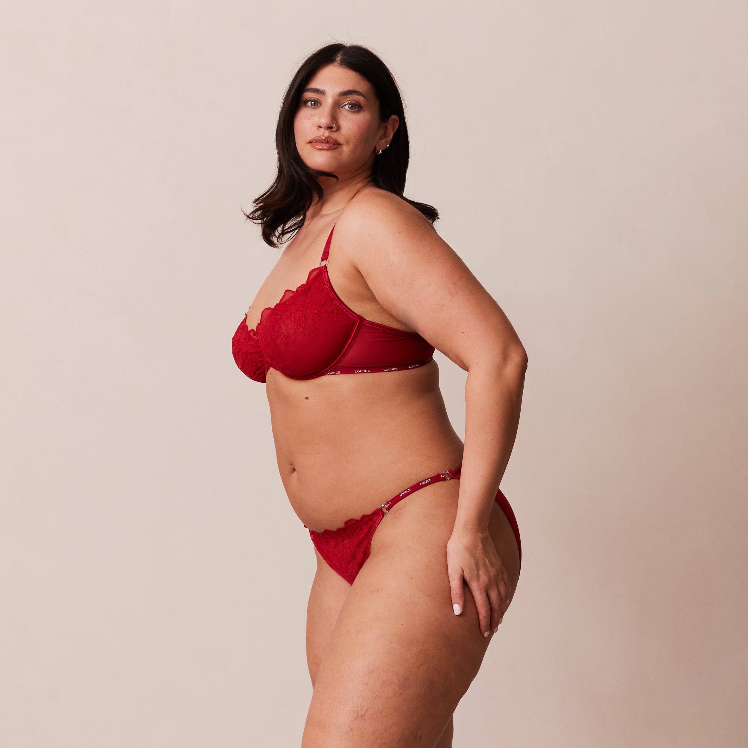 Maroon Balcony Bra - Comfortable Lace Underwire Bra for Women | Perfect for Everyday Wear & Lounge